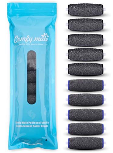 Premium 5 Extra Coarse & 5 Regular Coarse Replacement Refill Roller for Amope Pedi Refills Electronic Perfect Foot File