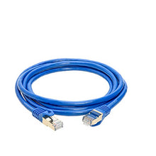 Load image into Gallery viewer, CAT7 Cable Ethernet Premium S/FTP Patch Cord RJ45 Fast Speed 600Mhz LAN Wire (100FT, Blue)
