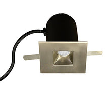 Load image into Gallery viewer, WAC Lighting HRLED271RCBN LEDme 2-Inch Square Open Reflector Trim, Brushed Nickel Finish
