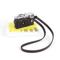 Cam-In Cowskin Real Leather Shoulder Neck Camera Strap for Leica/Nikon/Sony/Fujifilm,Coffee Color CS210