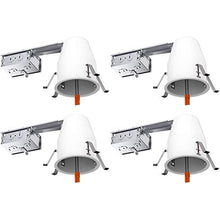 Load image into Gallery viewer, 4&quot; Inch Remodel LED Recessed Can Housing Air Tight IC UL Listed and Title 24 Certified Four Bros Lighting (4 Pack)
