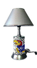 Load image into Gallery viewer, Table Lamp with Shade, a Diamond Plate Rolled in on The lamp Base, KaJa
