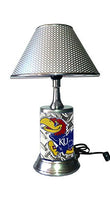 Table Lamp with Shade, a Diamond Plate Rolled in on The lamp Base, KaJa