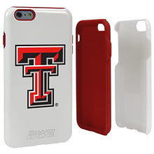Load image into Gallery viewer, Guard Dog Collegiate Hybrid Case for iPhone 6 Plus / 6s Plus  Texas Tech Red Raiders  White
