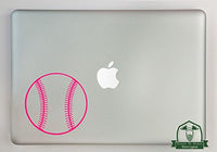 Baseball Vinyl Decal Sized to Fit A 15