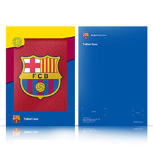 Load image into Gallery viewer, Head Case Designs Officially Licensed FC Barcelona Ball Pattern Campions Leather Book Wallet Case Cover Compatible with Kindle Paperwhite 1 / 2 / 3
