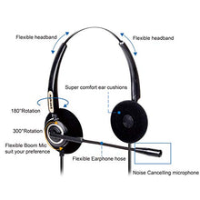 Load image into Gallery viewer, Corded USB Headset with Noise Cancelling Mic and in-line Controls, VoiceJoy Business Headset for Skype, SoftPhone, Call Center, Crystal Clear Chat, Super Lightweight, Ultra Comfort
