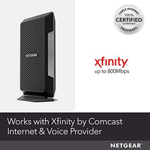 Load image into Gallery viewer, NETGEAR Nighthawk Cable Modem with Voice (CM1150) - Certified for Xfinity by Comcast Internet &amp; Voice Plans Up to 800Mbps | 2 Phone lines | 4 x 1G Ethernet ports | DOCSIS 3.1

