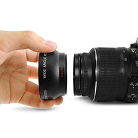 58MM 0.45 x Wide Angle Macro Lens for Nikon D3200 D3100 D5200 D5100