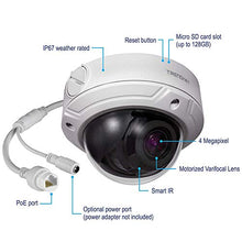 Load image into Gallery viewer, TRENDnet Indoor/Outdoor 4 Megapixel, Varifocal PoE IR Dome Network Camera, Auto-Focus, Optical Zoom, Manual Pan/Tilt, Night Visions Up to 98ft, IP66 Rated Housing, ONVIF, IPv6, TV-IP345PI
