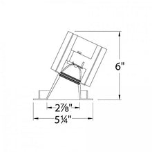 Load image into Gallery viewer, WAC Lighting HR3LEDT918PS927BN Tesla PRO 3.5&quot; LED Square 30-45 Degree Adjustable Trim with Light Engine 2700K Narrow Beam 90CRI, Brushed Nickel
