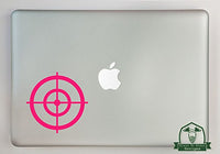 Bullseye Crosshairs Vinyl Decal Sized to Fit A 15