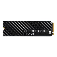 WD_BLACK 500GB SN750 NVMe Internal Gaming SSD Solid State Drive with Heatsink - Gen3 PCIe, M.2 2280, 3D NAND, Up to 3,430 MB/s - WDS500G3XHC
