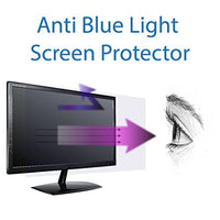 Anti Blue Light Screen Protector (3 Pack) for 23 Inches Widescreen Desktop Monitor. Filter Out Blue Light and Relieve Computer Eye Strain to Help You Sleep Better