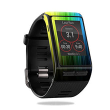 Load image into Gallery viewer, MightySkins Skin Compatible with Garmin Vivoactive HR - Rainbow Streaks | Protective, Durable, and Unique Vinyl Decal wrap Cover | Easy to Apply, Remove, and Change Styles | Made in The USA
