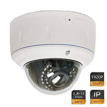 Load image into Gallery viewer, 5MP (2592x1920p) 8 Channel 4K NVR Network PoE IP Security Camera System - HD 5MP 1920p 2.8~12mm Varifocal Zoom (2) Bullet and (2) Dome IP Camera
