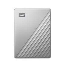 Load image into Gallery viewer, WD 4TB My Passport Ultra Silver Portable External Hard Drive HDD, USB-C and USB 3.1 Compatible - WDBFTM0040BSL-WESN
