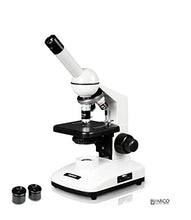 Load image into Gallery viewer, Parco Scientific PBS-402LRC-E2 Monocular Compound Microscope, 40x800x Magnification, 0.65 N.A. Condenser, Coaxial Coarse &amp; Fine Focus, Plain Stage with 20X WF Eyepiece
