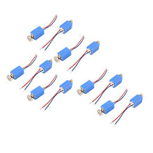 Load image into Gallery viewer, Aexit 12 Pcs Accessories DC 3V 4 x 8mm 3500RPM Mini Vibration Motor Blue for Accessory Kits Cell Phone
