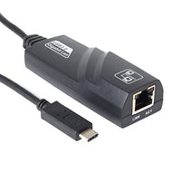 Cablecc Thunderbolt3 USB-C Type-C Male to 1000Mbps Gigabit Ethernet Network LAN Adapter for Laptop