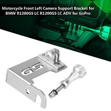 Load image into Gallery viewer, Motorcycle Front Left Camera Support Bracket Go Pro Side Camera Bracket Stand for R1200gs Lc R1200gs Lc Adv(Silver)
