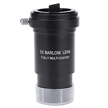Load image into Gallery viewer, Multi-Coated 1.25&quot; 5X Barlow Lens M42 Thread for 31.7mm Telescopes Eyepiece Metal Barlow Lens
