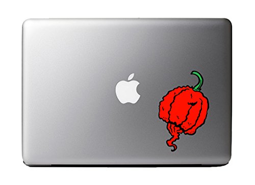 Carolina Reaper Pepper Love Full Color Art Full Color Decal for 13 inch Laptop