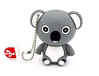 2.0 Koala Bear Gray White Feet 32GB USB External Hard Drive Flash Thumb Drive Storage Device Cute Novelty Memory Stick U Disk Cartoon Animal