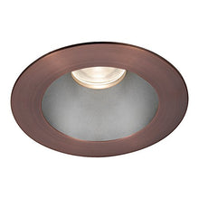 Load image into Gallery viewer, WAC Lighting HR3LEDT118PS840HCB Tesla PRO 3.5&quot; LED Round Open Reflector Trim with Light Engine 4000K Narrow Beam, (80+ CRI), Haze/Copper Bronze
