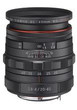 Load image into Gallery viewer, Pentax HD DA 20-40mm F2.8 - 4 Limited DC WR Wide Zoom Lens for Q Mount - Black
