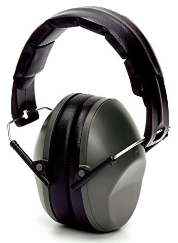 Pyramex PM9010 22dB NRR Hearing Protection Low Profile Ear Muff, Gray