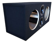Load image into Gallery viewer, Custom Ported/Vented Sub Box Subwoofer Enclosure for 2 12&quot; Subs - 32 Hz - 4&quot; Aeroports - 4.3 CU FT

