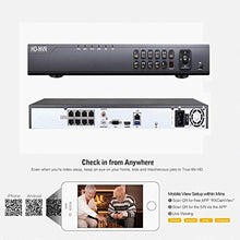 Load image into Gallery viewer, Amview 5MP (2592x1920p) 8 Channel 4K NVR Network PoE IP Security Camera System - HD 5MP 1920p 2.8~12mm Varifocal Zoom (4) Bullet and (2) Dome IP Camera
