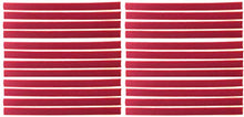 Load image into Gallery viewer, 24-Pack Replacement VPI Strips Velvet/Felt 3M Adhesive Okki Nokki + VPi Machine LP Vinyl Record Album Cleaning Strip Set (Quantity of 24) / Cleaner Records (Red)
