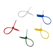 Load image into Gallery viewer, Marker Nylon Cable Ties Cable Wire Tags Security Zip Ties - Assorted Colors (200)
