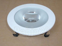 Load image into Gallery viewer, 4&quot; Inch Recessed Ceiling CAN Light 12V MR16 Shower Trim Reflector Frosted Spot Clear Ring WHITE
