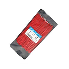 Load image into Gallery viewer, Zip Ties 100 Pcs Adjustable Durable Self Locking Red Nylon Zip Cable Ties
