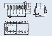 Load image into Gallery viewer, KR1533LA9 analogue 54LS03 IC / Microchip USSR 30 pcs
