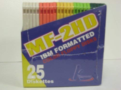 KHypermedia 3.5 - Inch 1.44 MB PC-Formatted Diskettes Rainbow, 25-Pack (Discontinued by Manufacturer)