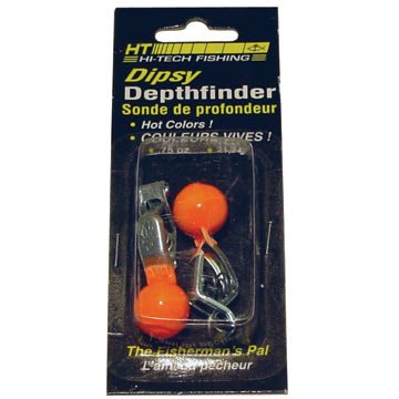 HT Enterprise DFB-4T Dipsey Depthfinders 1 1/4 Oz. - Orange/Red Two Tone Painted- 1/Pk