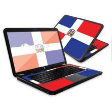 Load image into Gallery viewer, MightySkins Skin Compatible with HP Pavilion G6 Laptop with 15.6&quot; Screen wrap Sticker Skins Dominican Flag
