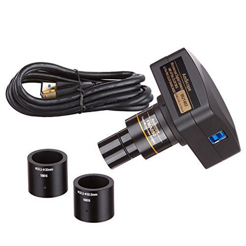 AmScope MU1403 14MP USB3.0 Real-Time Live Video Microscope Digital Camera 10 MP