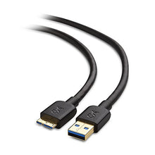 Load image into Gallery viewer, Cable Matters Short Micro Usb 3.0 Cable (Usb To Usb Micro B Cable) In Black 3 Ft
