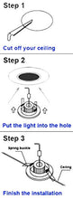 Load image into Gallery viewer, BRILLRAYDO 3W Dimmable LED Ceiling Light Fixture Bulb Flush Mounting Cabinet R...
