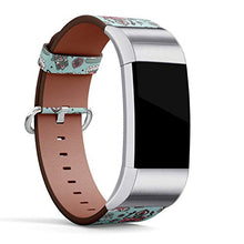 Load image into Gallery viewer, Replacement Leather Strap Printing Wristbands Compatible with Fitbit Charge 3 / Charge 3 SE - Ganesha Sitar Buddha and taj Mahal Travel Icons of India
