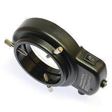Load image into Gallery viewer, MAYAGU 144 LED Bulb Microscope Ring Light Illuminator Adjustable Bright Lamp Black
