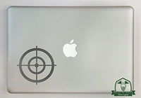 Bullseye Crosshairs Vinyl Decal Sized to Fit A 11