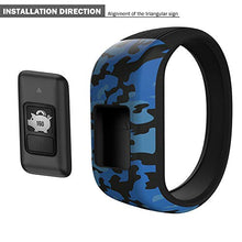 Load image into Gallery viewer, iBREK for Garmin Vivofit jr/jr 2/3 Bands, Silicone Stretchy Replacement Watch Bands for Kids Boys Girls Small Large(No Tracker)-Small,Blue Camo
