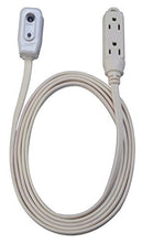 Load image into Gallery viewer, Fire Shield 16/3 Extension Power Cord w/ Advanced Safety LCDI, 8-Foot, White
