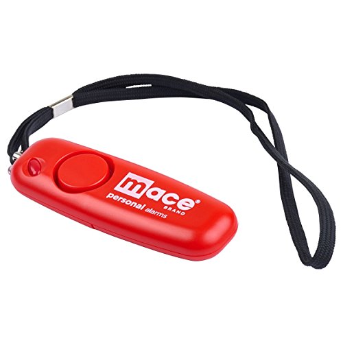 Mace Brand Personal Alarm Wristlet, For Women, Red